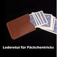 Lederetui für Päckchentricks