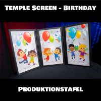 Temple Screen - Birthday